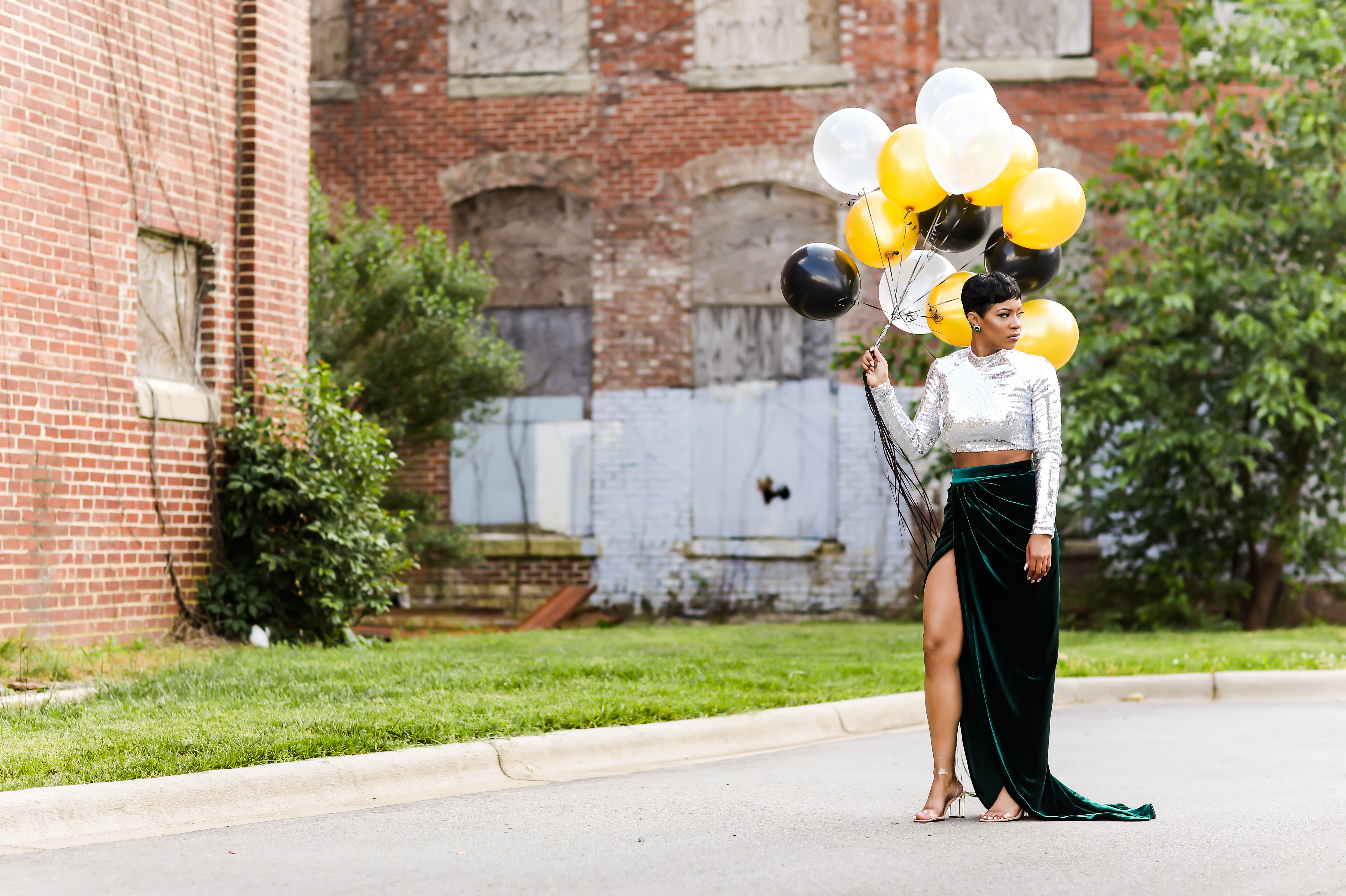 downtown charlotte birthday photography session